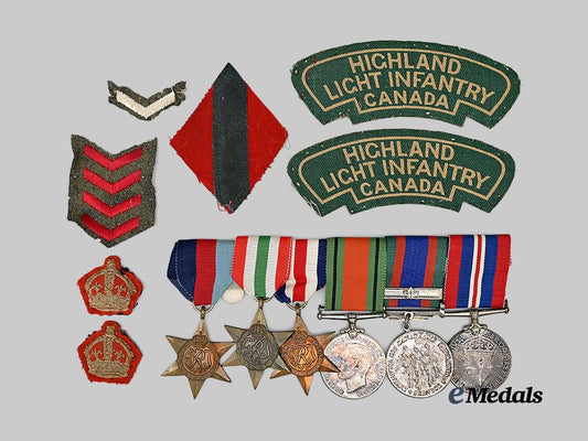 canada,_commonwealth._a_second_war_medal_bar_and_insignia_set,_highland_light_infantry_e_medals__c7474_2
