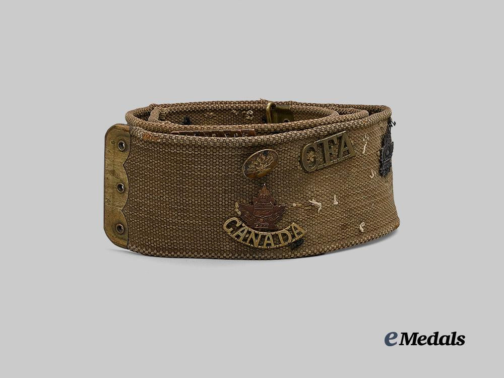 canada,_c_e_f._a_wartime_badged_belt_e_medals__c7476_2