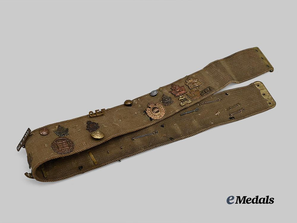 canada,_c_e_f._a_wartime_badged_belt_e_medals__c7476_5