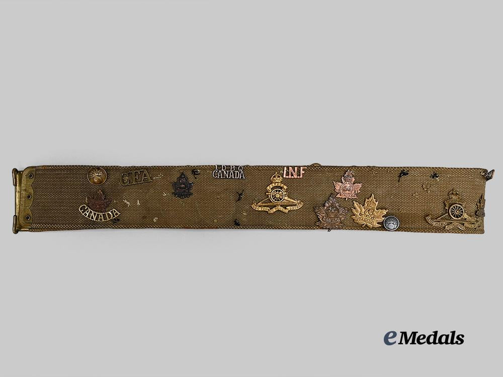 canada,_c_e_f._a_wartime_badged_belt_e_medals__c7476_7