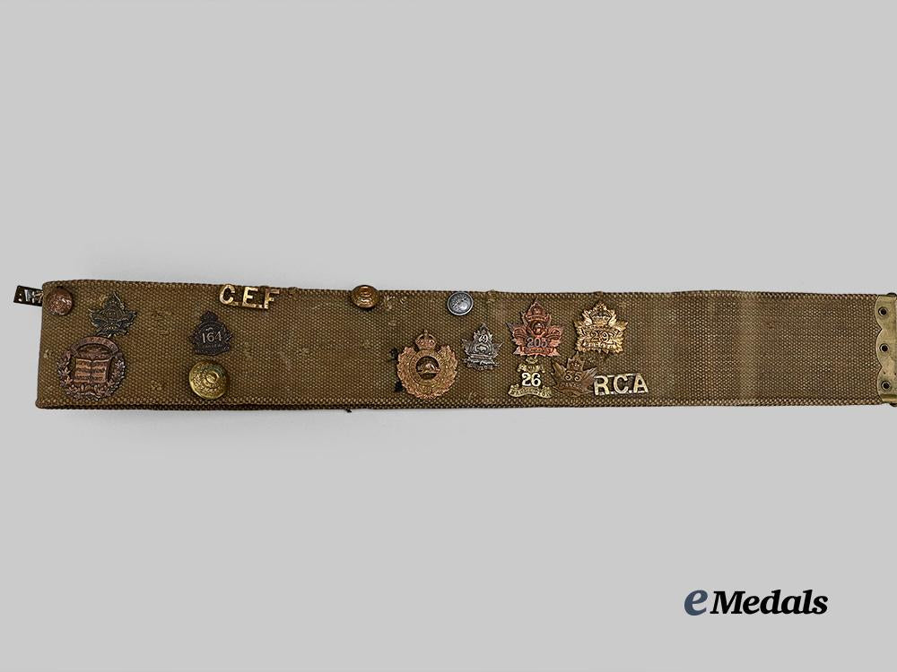 canada,_c_e_f._a_wartime_badged_belt_e_medals__c7476_8