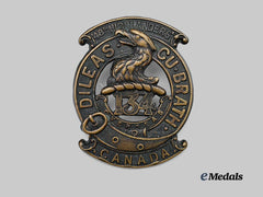 Canada, CEF. A 134th Infantry Battalion “48th Highlanders” Glengarry Badge