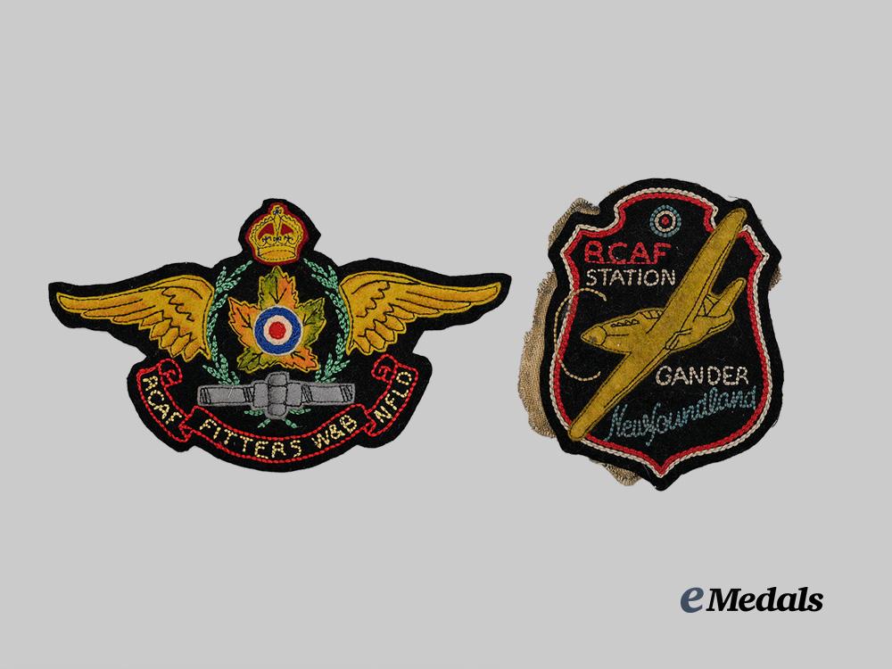 canada,_commonwealth._a_pair_of_r_c_a_f_newfoundland_jacket_patches_e_medals__c7482_2