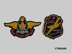 Canada, Commonwealth. A Pair of RCAF Newfoundland Jacket Patches