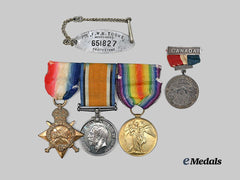 Canada, CEF. A First War Group to Pte. S. H. L. Tooke, 160th Battalion, and brother Pte. F. W Took