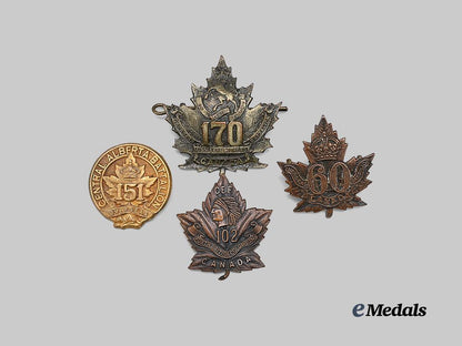 canada,_c_e_f._a_lot_of_four_c_e_f_cap&_collar_badges_e_medals__c7498_2