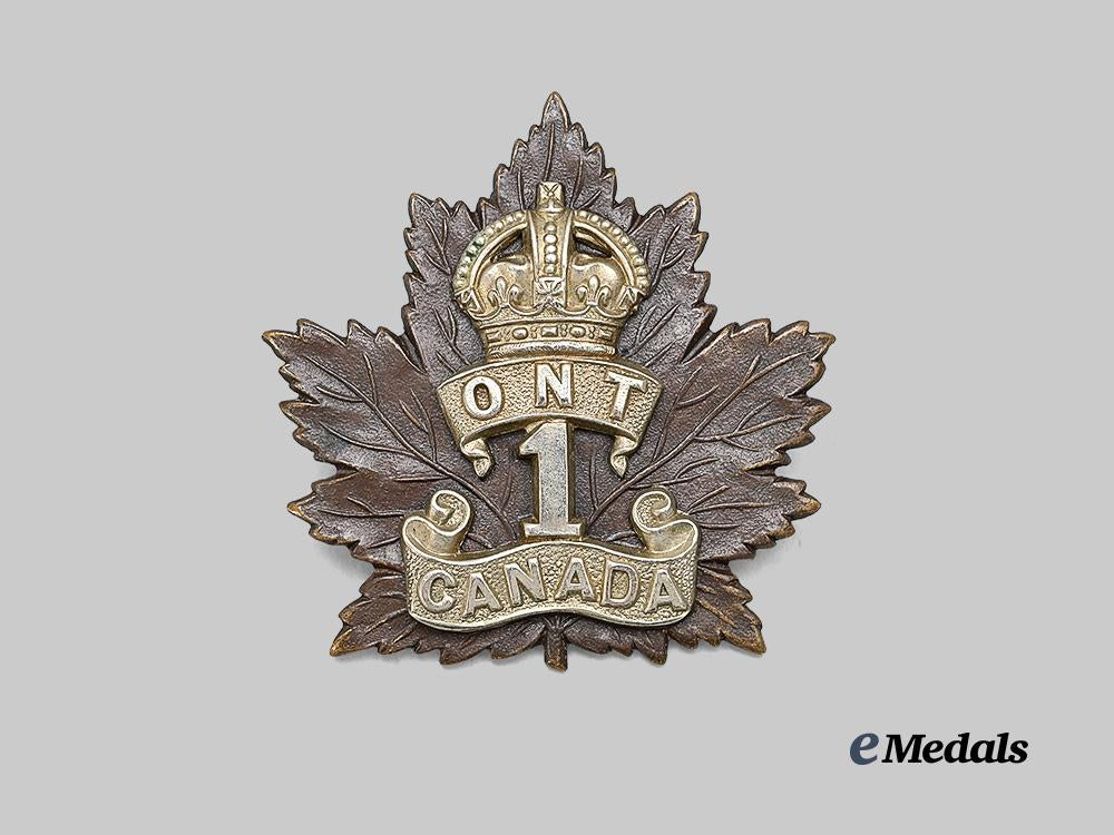 canada,_c_e_f._a1st_infantry_battalion"_ontario_regiment"_cap_badge,_by_hicks&_sons_e_medals__c7520_2