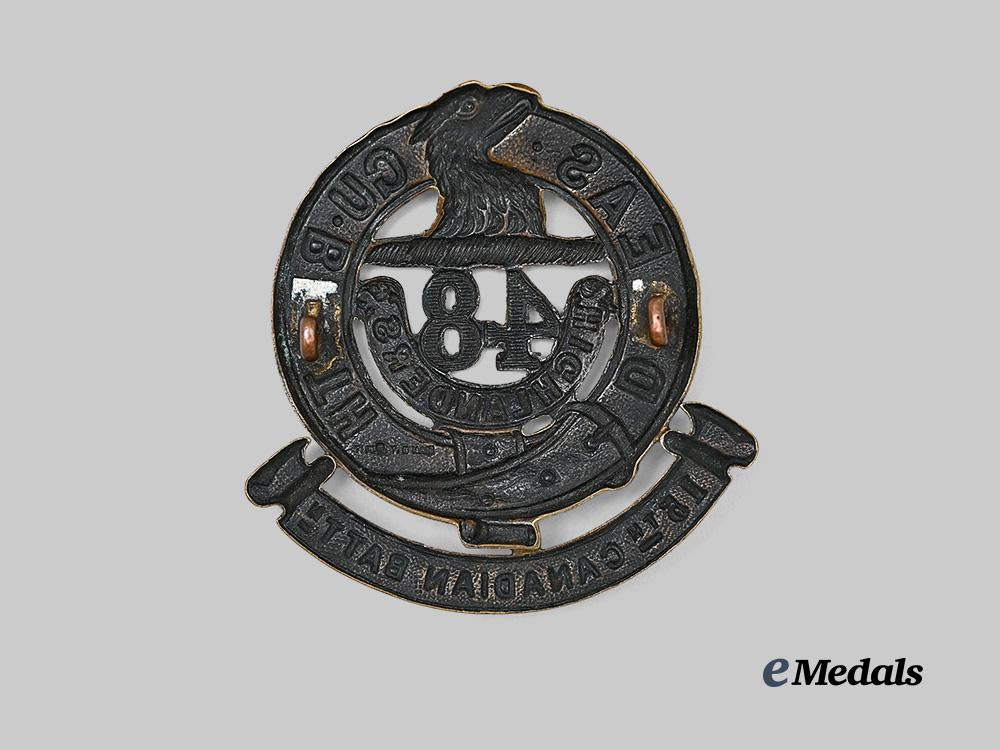 canada,_c_e_f._a15th_infantry_battalion“48th_highlanders”_glengarry_badge_e_medals__c7543_3