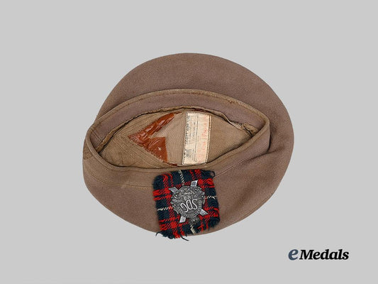 canada,_commonwealth._a_stormont,_dundas_and_glengarry_highlanders_officer's_beret,_by_scott_adie_ltd_e_medals__c7563_3