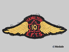 Canada, Commonwealth. A Rare 1941 Flight Instructor Wing for No.10 EFTS Mount Hope