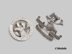 Canada, CEF. A Pair of Newfoundland Badges