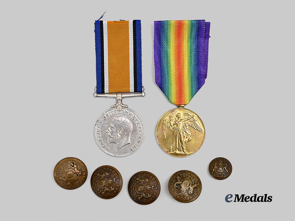 canada,_c_e_f._a_war_medal_to_pte._sweeney,_royal_newfoundland_regiment_k_i_a_e_medals__c7586_2