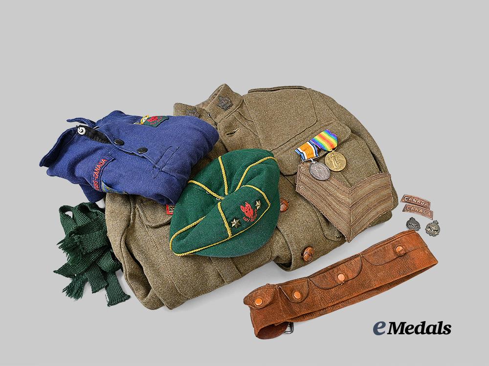 canada,_c_e_f._an_attributed5_button_sergeant_service_tunic_with_medals&_accessories_e_medals__c7589_21