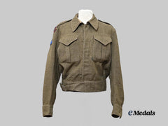 Canada, Commonwealth. A Canadian Lieutenant's Armoured Corps Battle Blouse, 1943