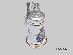 Canada, Commonwealth. An RCAF 1 Air Division at Metz, France Lithophane Regimental Stein