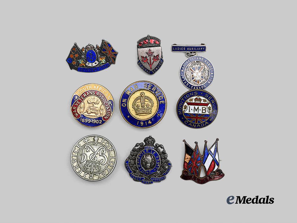 canada,_dominion._a_lot_of_nine_service&_veterans_badges_e_medals__c7660_2