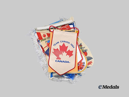 canada,_commonwealth._a_large_lot_of_olympic&_international_games_sport_pennants_e_medals__c7688_2