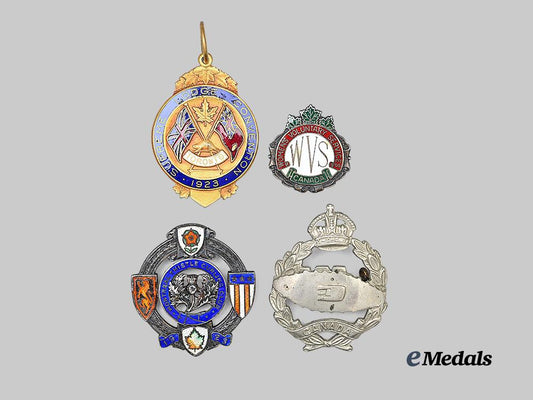 canada,_commonwealth._a_lot_of_four_badges_e_medals__c7729_2