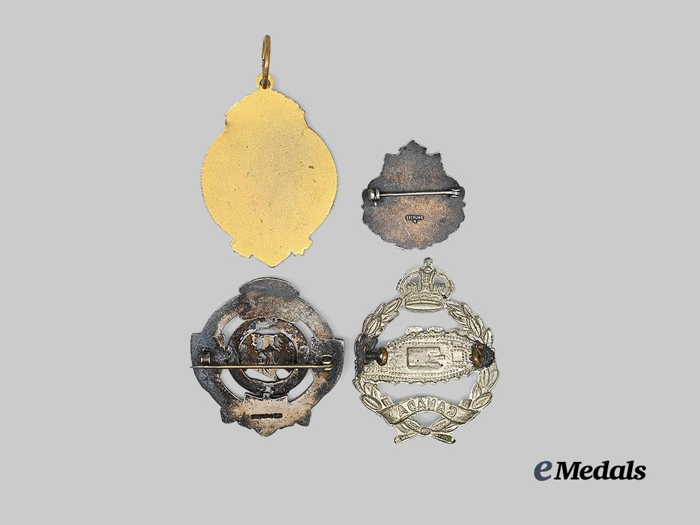 canada,_commonwealth._a_lot_of_four_badges_e_medals__c7729_3