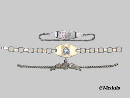 canada,_commonwealth._a_lot_of_three_silver_air_force_i_d_bracelets_e_medals__c7746_2