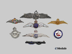 Canada, Commonwealth. A Lot of Sweetheart & Service Badges