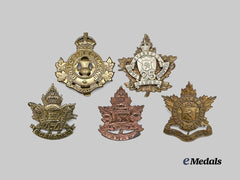 Canada, CEF. A Lot of Five Cap Badges