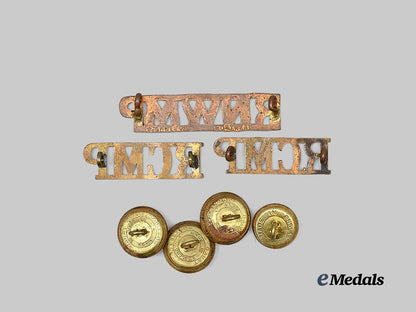 canada,_commonwealth._a_lot_of_royal_canadian_mounted_police_shoulder_titles_and_buttons_e_medals__c7765_3