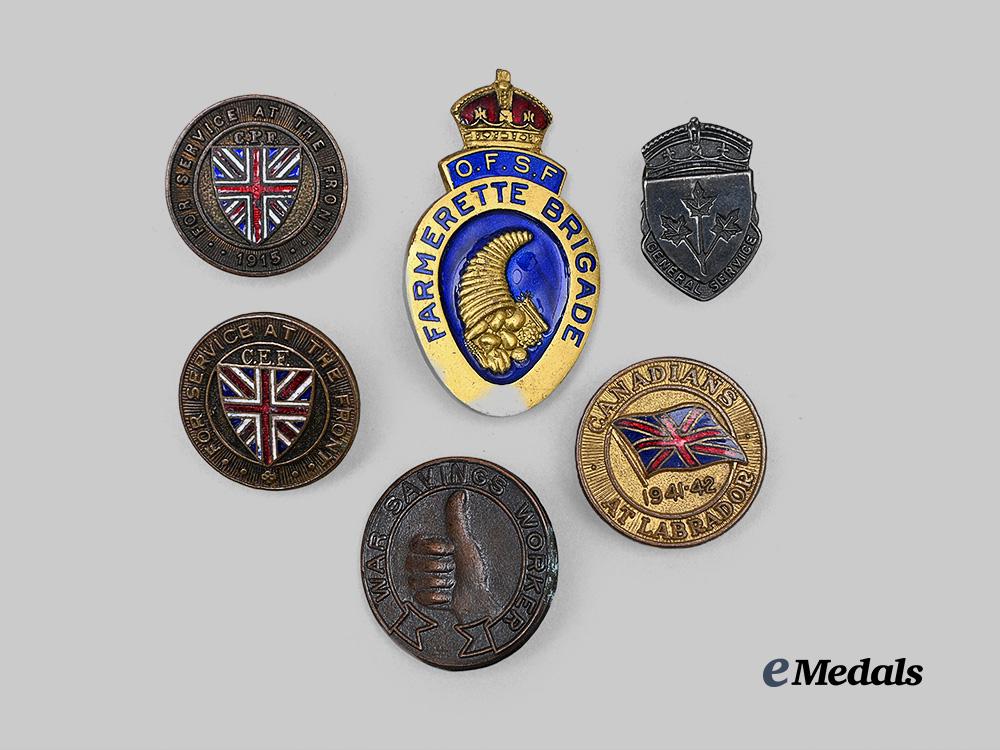 canada,_commonwealth._a_lot_of_wartime_service_badges_e_medals__c7767_2