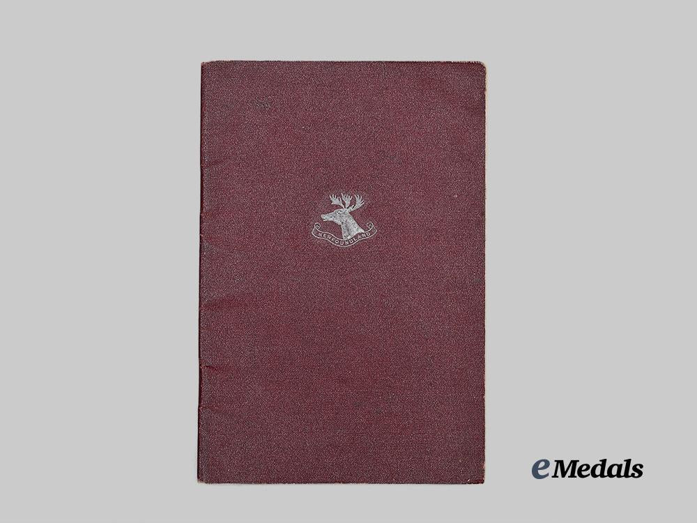 canada,_c_e_f.1st_newfoundland_regiment,2nd_battalion_standing_orders&_badges_e_medals__c7785_5