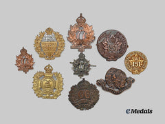 Canada, CEF. A Lot of Nine Badges