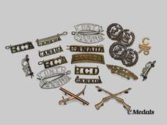 Canada, CEF. A Lot of Insignia