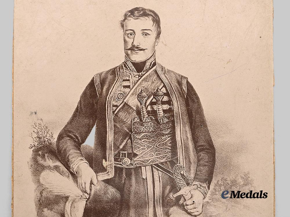 serbia,_kingdom._a_portrait_engraving_of_karađorđe_petrović_e_medals__e_u22345_3