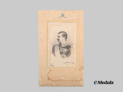 Serbia, Kingdom. A Photograph of King Alexander I Obrenović