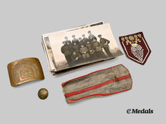 Russia, Empire. A Mixed Lot of Photos and Accessories to Exiled Russian Cadets