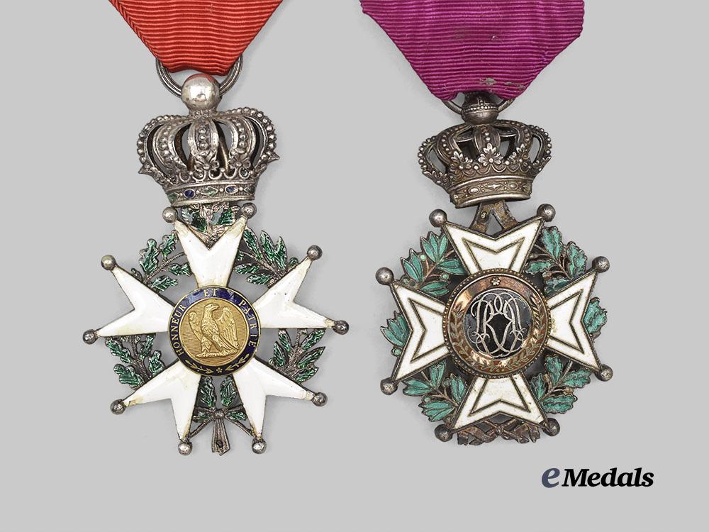 france,_belgium._a_legion_of_honour_and_belgian_order_of_leopold,_knights_e_medals__e_u24253_5