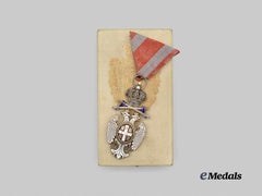 Serbia, Kingdom. An Order of the White Eagle, V Class by Bertrand, with Case