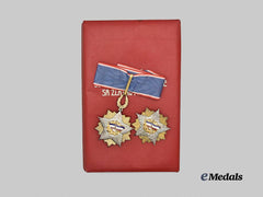 Yugoslavia, Socialist Federal Republic. A Cased Order of the Yugoslav Flag, II Class Grand Officer, by Ikom of Zagreb, c. 1975