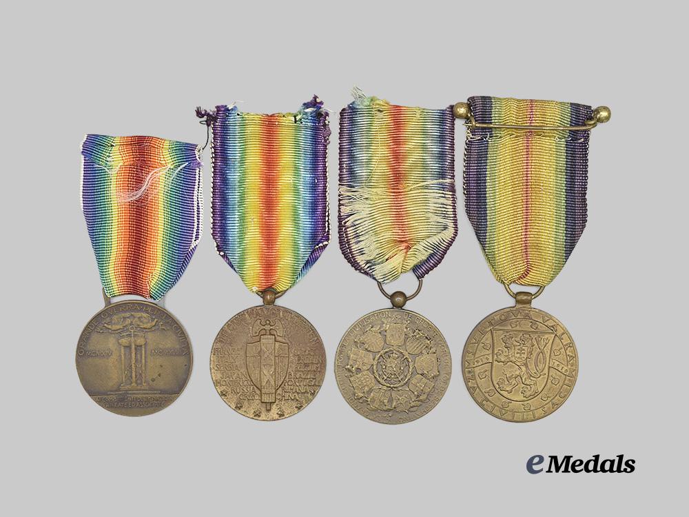 czechoslovakia,_italy,_belgium,_united_states._a_lot_of_four_victory_medals_e_medals__e_u24301_5
