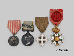 United Kingdom, France. A Lot of Four Decorations to a Crimea Soldier, c.1854