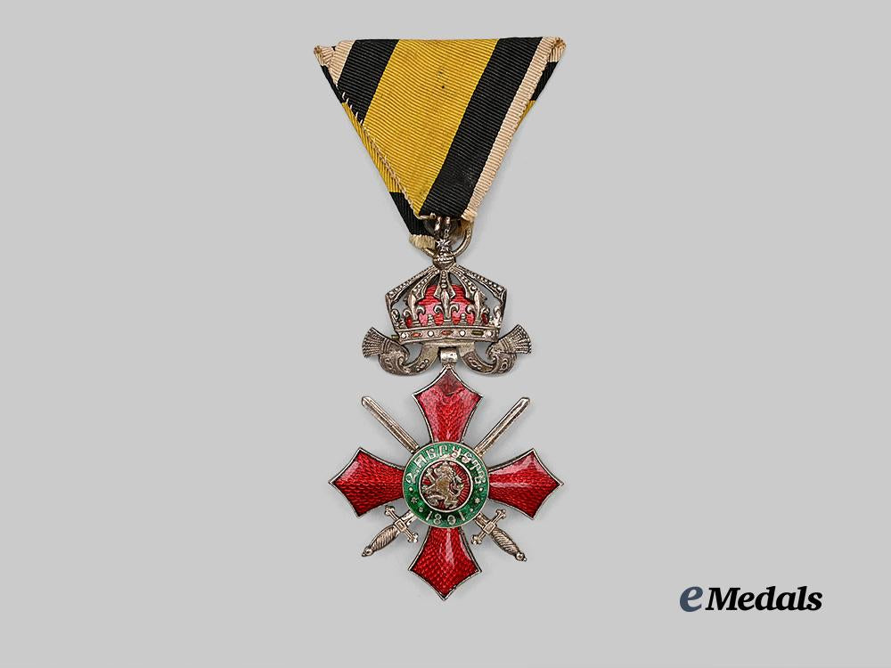 bulgaria,_kingdom._an_order_of_military_merit,_v_class_with_crown_e_medals__e_u24325_4