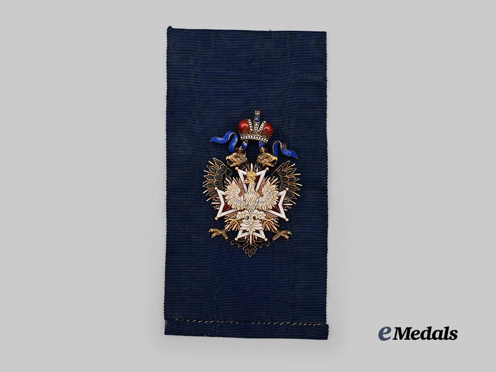 russia,_imperial._a_superb_order_of_the_white_eagle,_grand_cross_set_by_keibel,_in_gold,_awarded_to_field_marshal_the_lord_grenfall,_king’s_royal_rifle_corps:_commander-in-_chief_of_the_egyptian_army,_a_d_c_to_queen_victoria,_governor_of_malta_e_medals__e_u24346_3