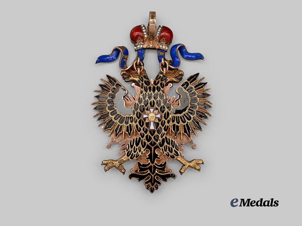 russia,_imperial._a_superb_order_of_the_white_eagle,_grand_cross_set_by_keibel,_in_gold,_awarded_to_field_marshal_the_lord_grenfall,_king’s_royal_rifle_corps:_commander-in-_chief_of_the_egyptian_army,_a_d_c_to_queen_victoria,_governor_of_malta_e_medals__e_u24346_5