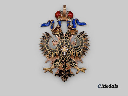 russia,_imperial._a_superb_order_of_the_white_eagle,_grand_cross_set_by_keibel,_in_gold,_awarded_to_field_marshal_the_lord_grenfall,_king’s_royal_rifle_corps:_commander-in-_chief_of_the_egyptian_army,_a_d_c_to_queen_victoria,_governor_of_malta_e_medals__e_u24346_5