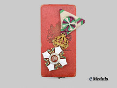 Bulgaria, Kingdom. An Order of Civil Merit, Fourth Class Officer with Crown in Case