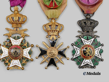 belgium,_kingdom._a_lot_of_three_orders&_decorations_e_medals__e_u24365_3