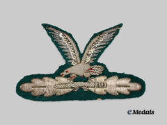 Hungary, Kingdom. An Embroidered Frontier Guard Badge