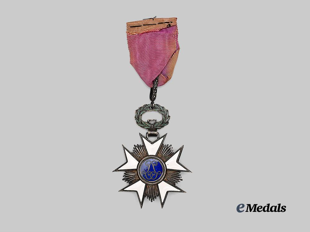 belgium,_kingdom._an_order_of_the_crown,_officer_e_medals__e_u24375_4