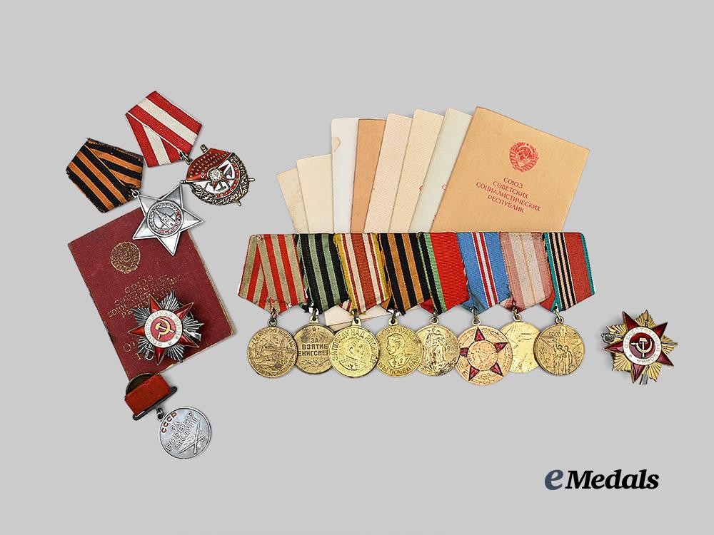 russia,_soviet_union._a_lot_of_orders_and_medals_for_distinguished_service,_owner-_attributed_examples_e_medals__e_u24395_2