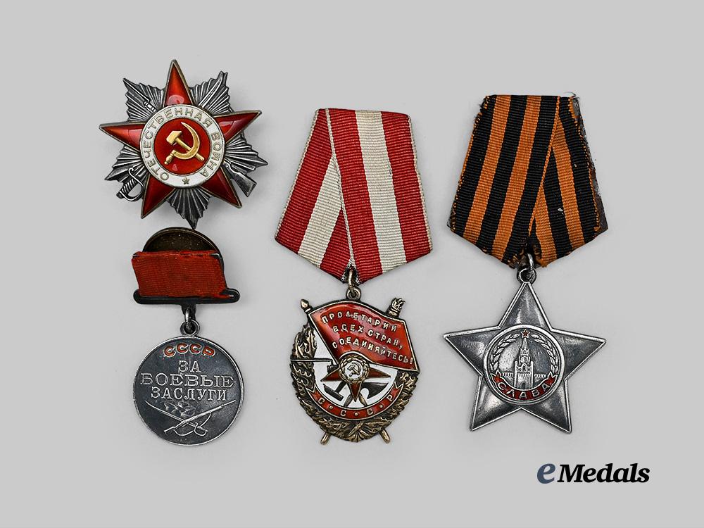 russia,_soviet_union._a_lot_of_orders_and_medals_for_distinguished_service,_owner-_attributed_examples_e_medals__e_u24395_6