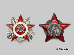 Russia, Soviet Union. A Pair of Awards for Military Merit